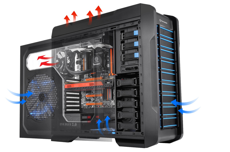 Thermaltake Chaser_A71_Gaming_Case_combines_maximum_performance_cooling_and_compatibility_in_a_full-tower_package