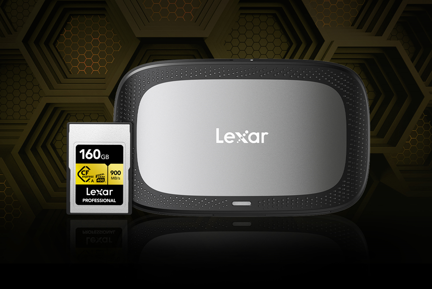 Lexar announces the world's fastest CFExpress type-A card gold series and CFEpress type A/SD card reader