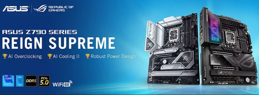 ASUS Launches Z790 Series Motherboards for 13th Gen Intel® Core™ Processors