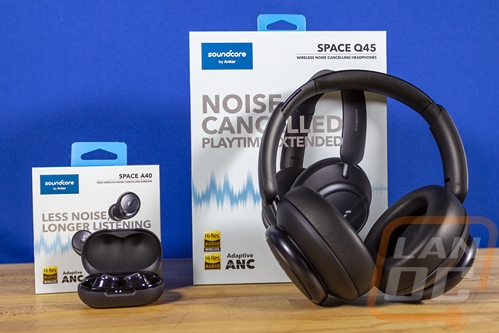 Soundcore Space A40 and Space Q45